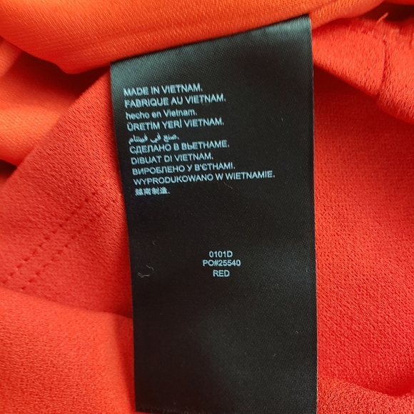 Bebe Women's Halter Scuba Crepe Bodycon Dress, Red Size 12 NWT - Picture 2 of 6